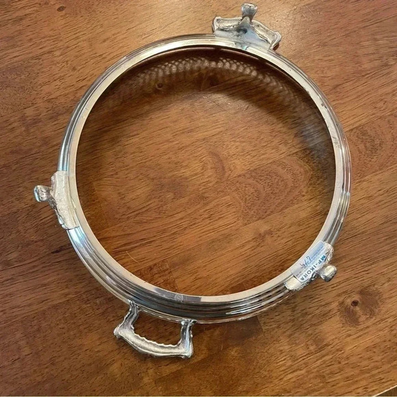 Vintage WMF - IKORA 10 Inch Metal Serving Dish Stand, Stand Only Silver Tone - Picture 6 of 8